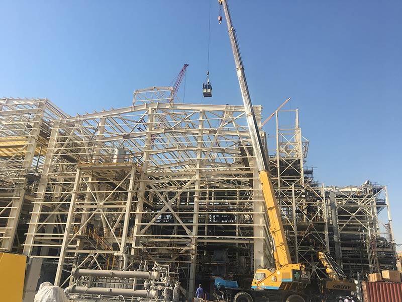 خدمات نصب سازه فلزی